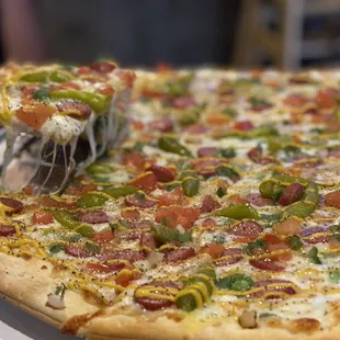 Chicago Hot Dog Pizza of the month (July)