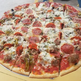 Build your own pizza, yumm