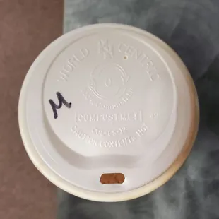 Compostable lid!