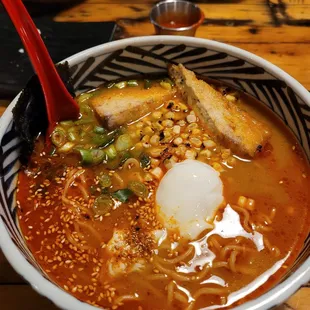 Spicy miso tofu Ramen