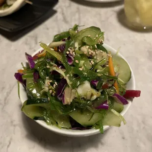 Cucumber Seaweed Salad