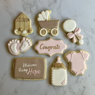 Welcome Baby set for a new mom