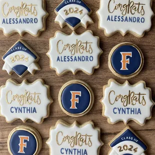 Custom Graduation Cookies