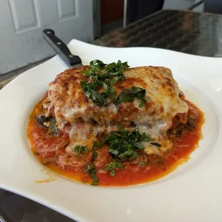 Short Rib Lasagna Plate
