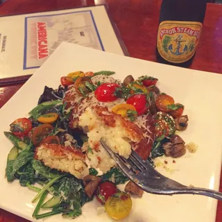 Crispy Goat Cheese Risotto Cake