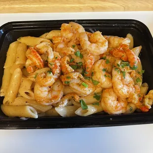 Crawfish &amp; shrimp pasta