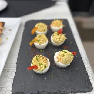  deviled eggs
