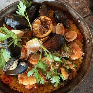 Paella $40.