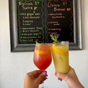 Seasonal summer drinks