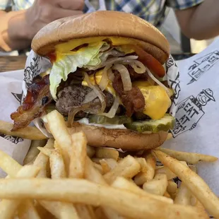 Blue Cheese Bacon Burger