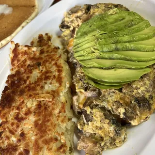 Mushroom Cheese Omelet
