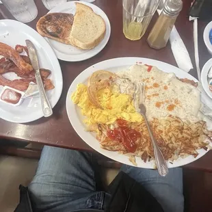 Country Fried Steak and Eggs