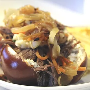 a plate of food