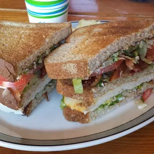 The club house, awesome sandwich.