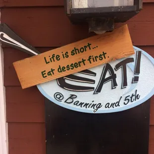 sushi and sashimi, outside