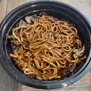 Black bean noodles