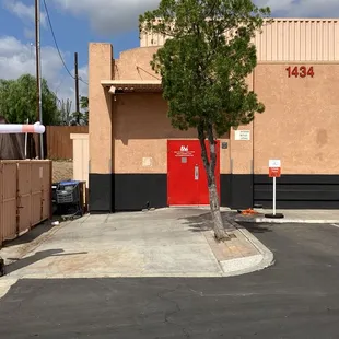 Our Curbside Pickup area. We'll meet you right here with your order.