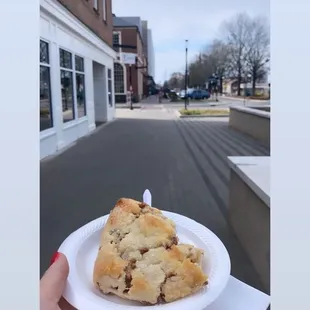 Scones in the morning, heaven!