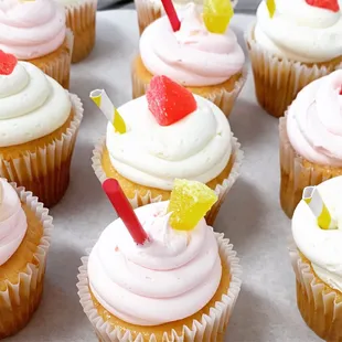 Cherry Lemon Sundrop cupcakea! Fan favorite.