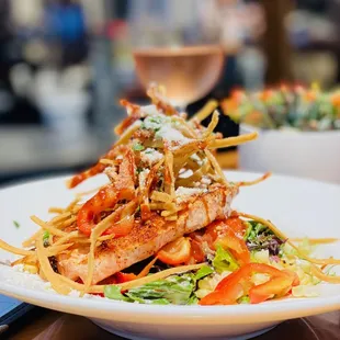 BBQ Salmon Salad