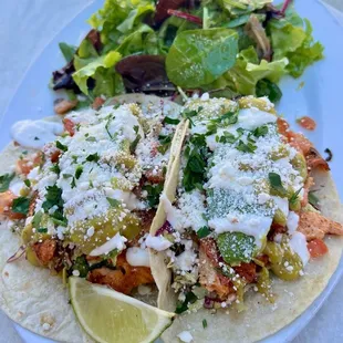 Salmon Tacos