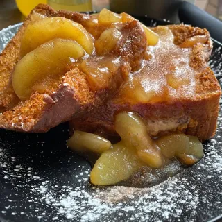apple pie stuffed french toast