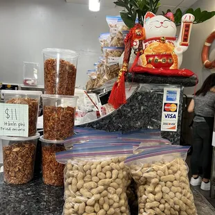 Snacks sold on the side