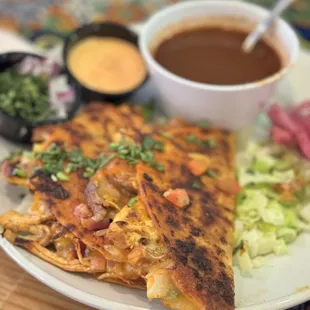 a plate of food