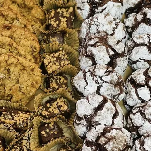 a variety of pastries