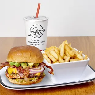 Fantastic burger combo