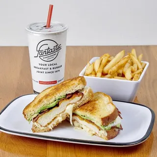 #15. Chicken Melt Combo