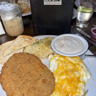 Country Fried Steak Breakfast