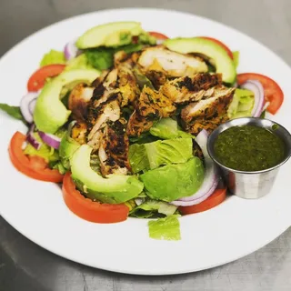 GCCAS Grilled Chimichurri Chicken Avocado Salad