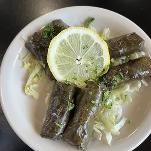 Stuffed grape leaves