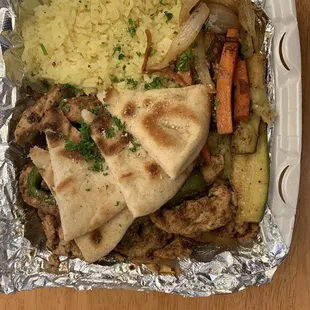 Chicken Shawerma Platter