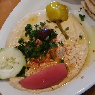 A Dish Of Their Delicious Hummus.
