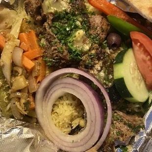 Lamb Kabob Feta and Olives Feta and Olives