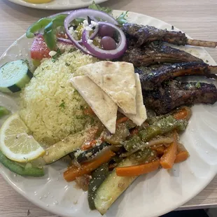 Lamb Chops dinner w/ fresh veggies!! 5 STAR!! Yumm!! Ty for a wonderful M-Day food experience!
