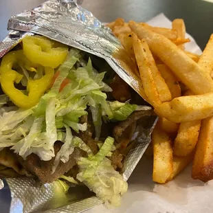 ##1. Gyro Combo with Fries