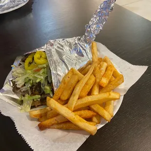 ##1. Gyro Combo with Fries