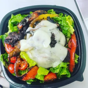 Chicken Philly salad