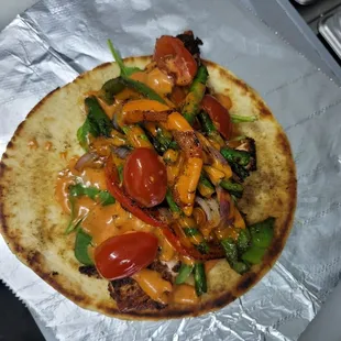 Salmon Flatbread