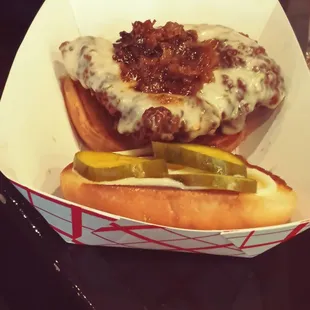 Fried chicken sandwich