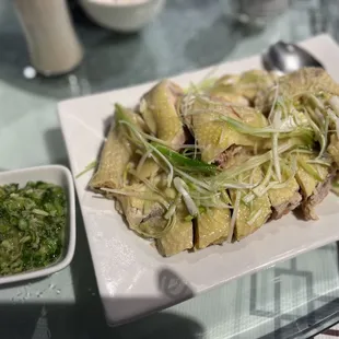 Scallion &amp; ginger chicken