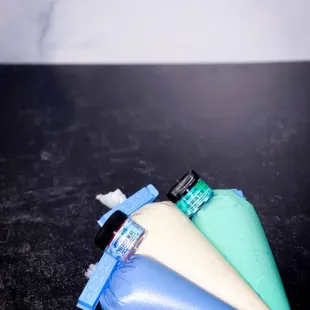 We use the Sugar Art colors for our icing, &amp; their entire line of products is vegan!