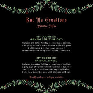 Holiday Menu II
