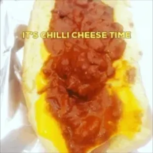 Our Chilli Cheese Dog $5