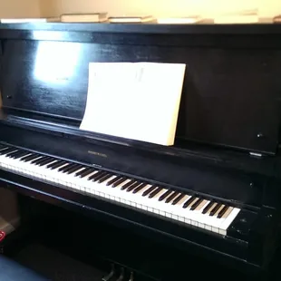 And they have a piano!