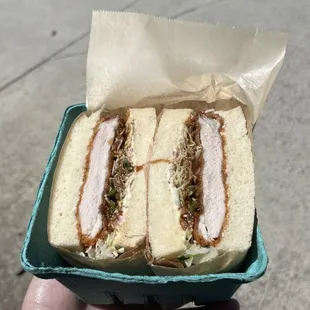 tonkatsu sandwich