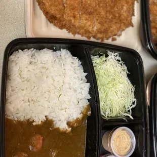 Curry Tonkatsu dinner
